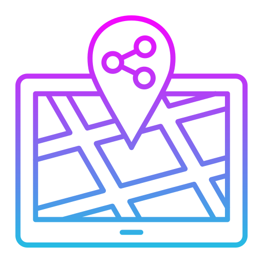 comparte ubicacion icono gratis