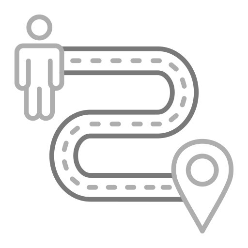 distancia icono gratis