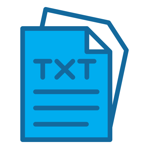 txt icono gratis