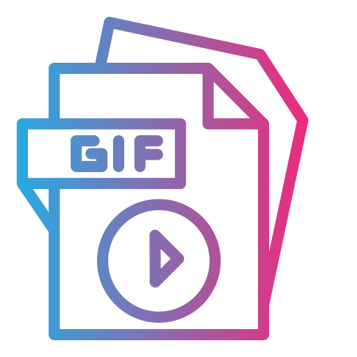 archivo gif icono gratis