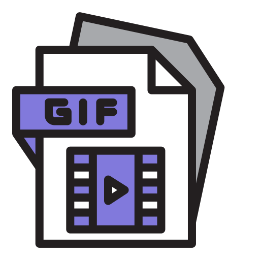 archivo gif icono gratis