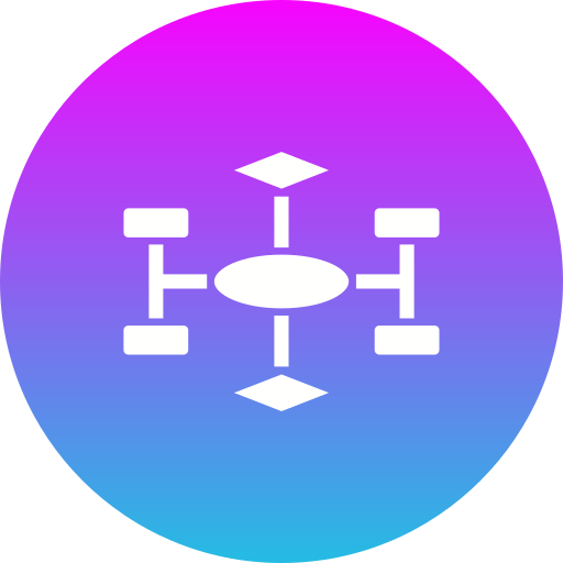 diagrama de flujo icono gratis