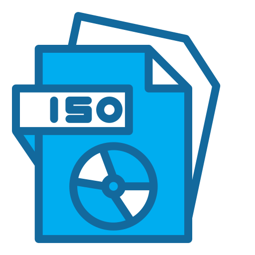 archivo iso icono gratis