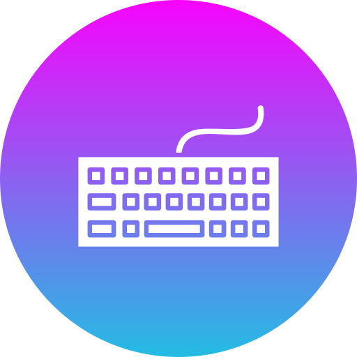 Keyboard Generic Flat Gradient icon