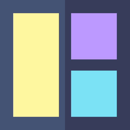 Layout Basic Straight Flat icon