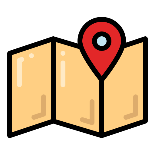 Location pin Generic Outline Color icon