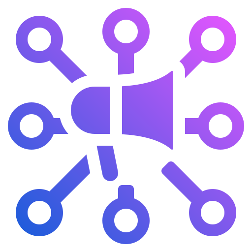 mercadeo viral icono gratis