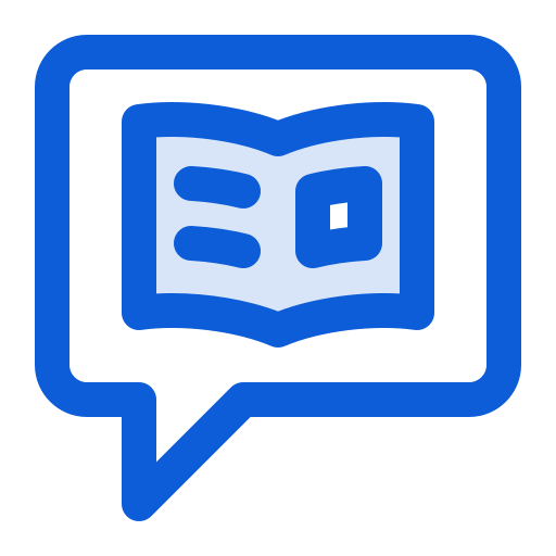 Narración icono gratis