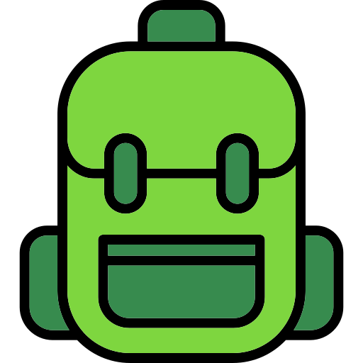 sac d'école Icône gratuit sac d'école Icône gratuit
