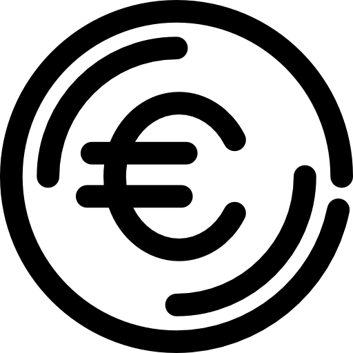 euro icono gratis