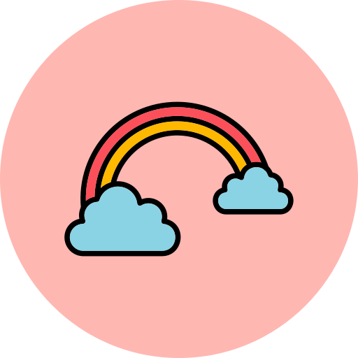 arco iris icono gratis