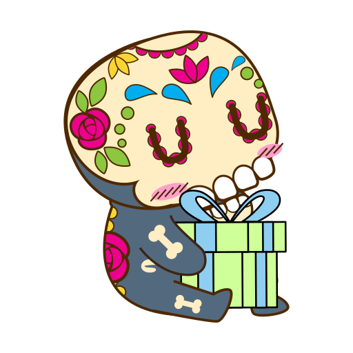 Birthday free sticker Birthday free sticker
