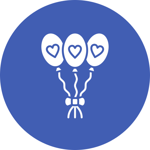 Balloons free icon