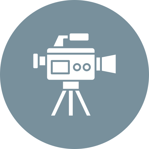 camara de video icono gratis