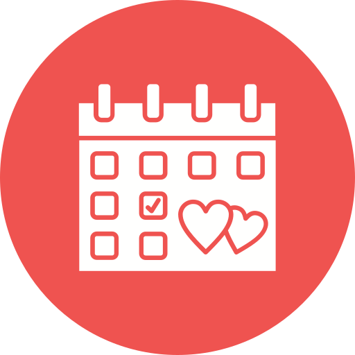 결혼식 날 무료 아이콘