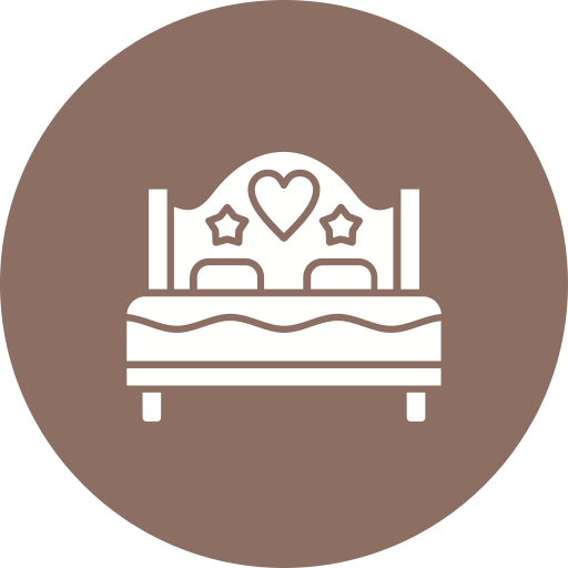 cama matrimonial icono gratis