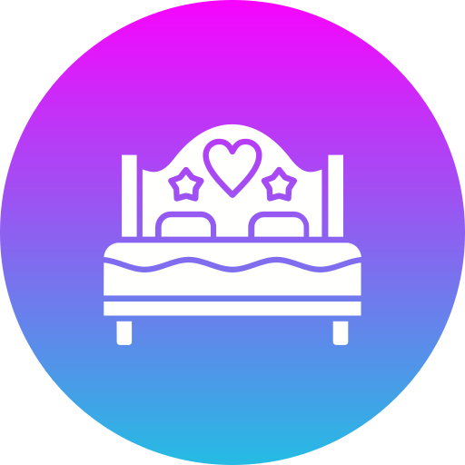 cama matrimonial icono gratis