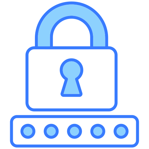 Lock Generic Blue icon