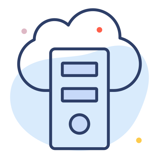 almacenamiento en la nube icono gratis