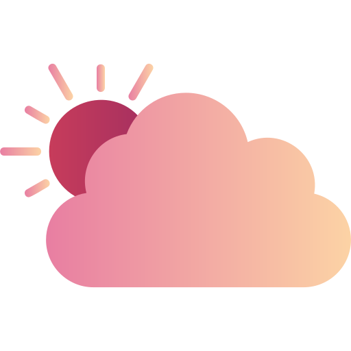 Cloudy Generic Flat Gradient icon