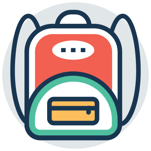 School bag - free icon