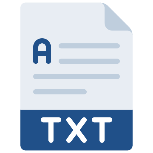 txt icono gratis