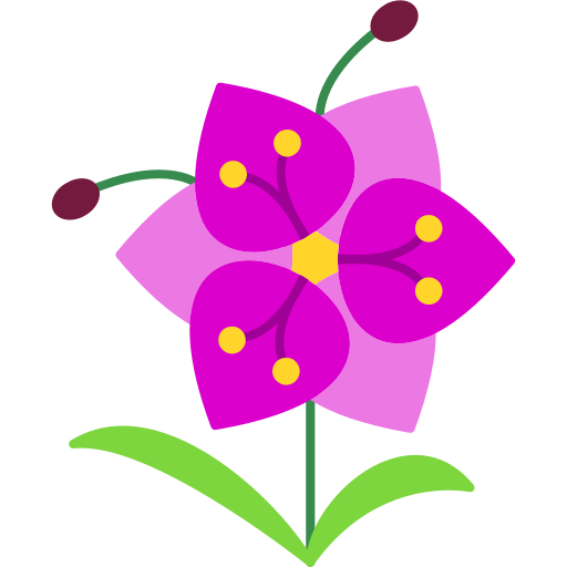 orquídea icono gratis