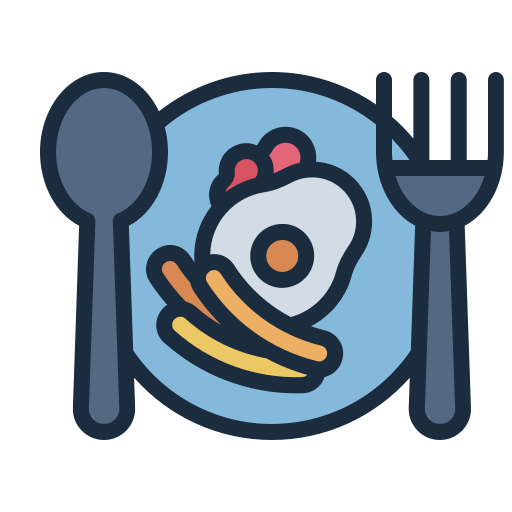 Breakfast Generic Outline Color icon