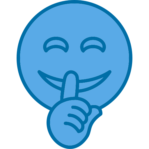 Emoji Generic Blue icon