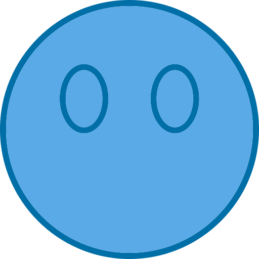 Emoji Generic Blue icon