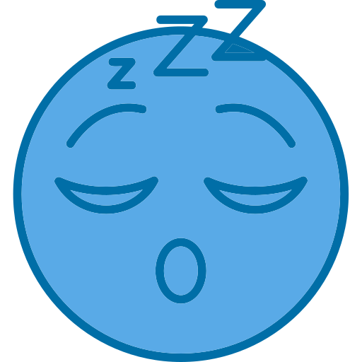 dormido icono gratis