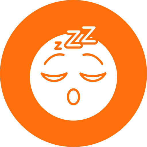 dormido icono gratis