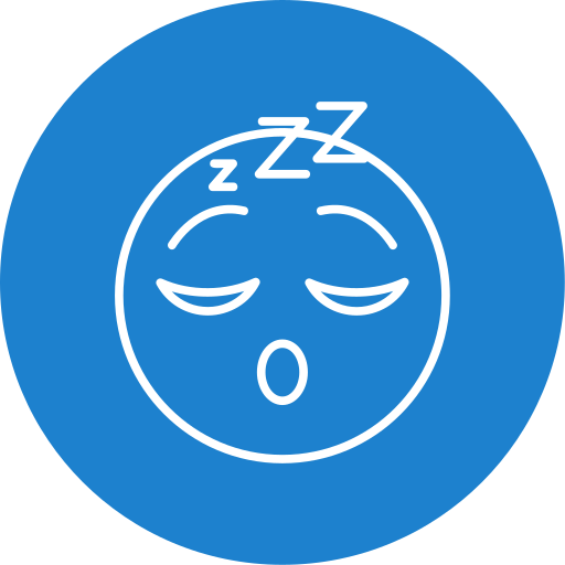 dormido icono gratis