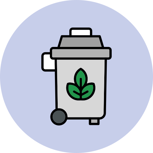 contenedor de basura icono gratis