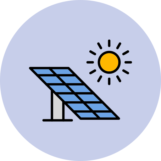 panel solar icono gratis