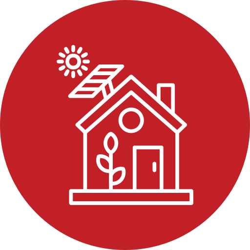 Eco house Generic Flat icon