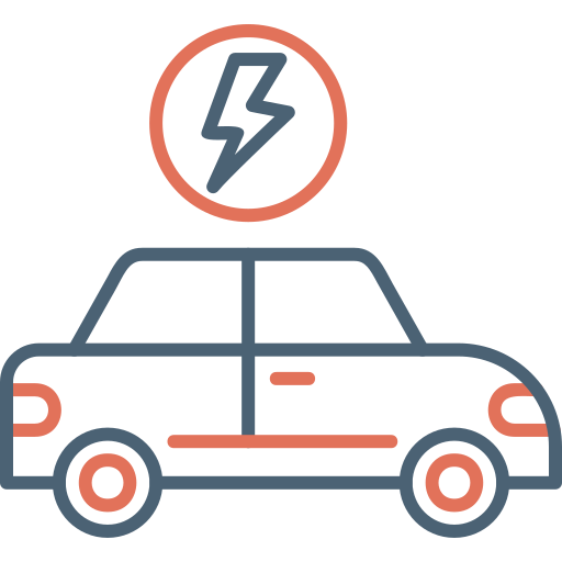 Electric car Generic Outline Color icon