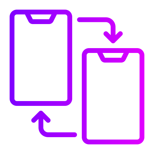 transferencia de datos icono gratis