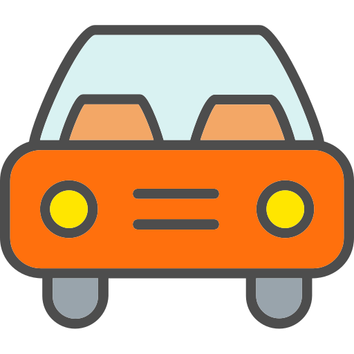 Car Generic Outline Color icon