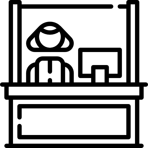 출납원 무료 아이콘