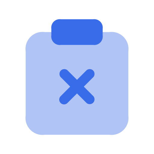 Clipboard Generic Blue icon