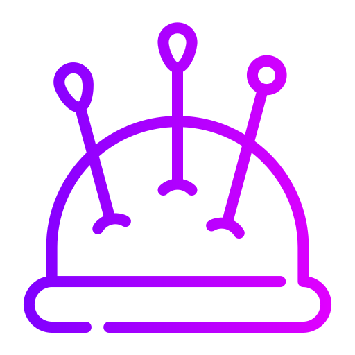 Pin cushion free icon