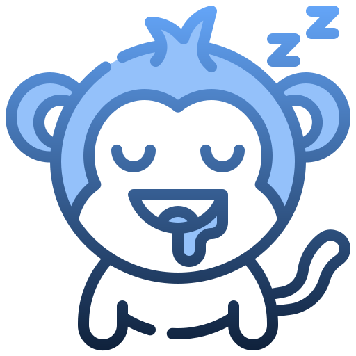 dormido icono gratis