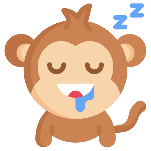 dormido icono gratis