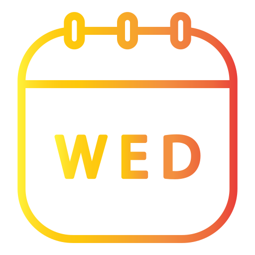 Wednesday Generic Gradient icon