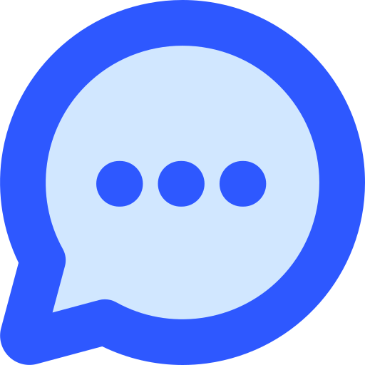 Chat Generic Blue icon