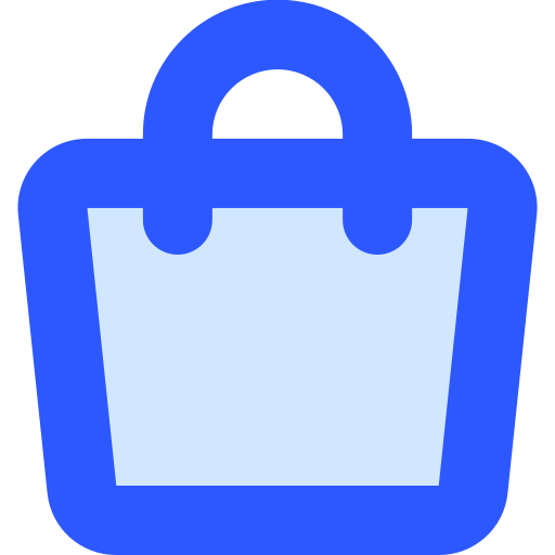 Shopping bag Generic Blue icon