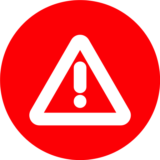 Warning Generic Flat icon