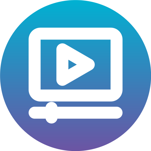 reproductor de video icono gratis