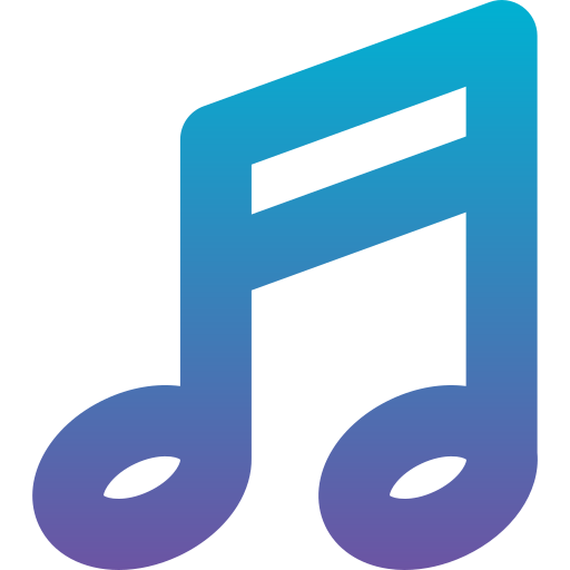 Music Generic Gradient icon